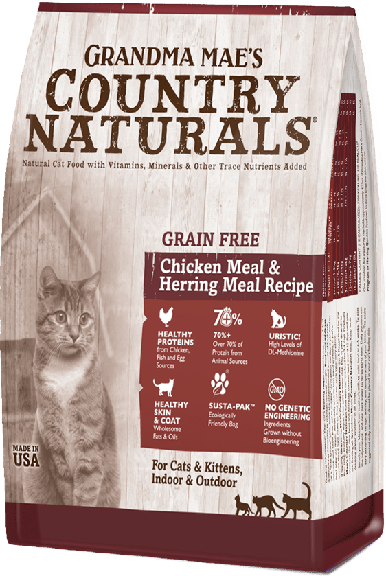 Grandma Mae's Grain Free Chicken Meal & Herring Meal Recipe For Cats & Kittens